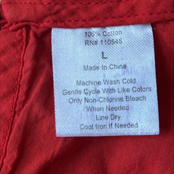 Boho babydoll bell-sleeved blouse M-L - Picture 9 of 9